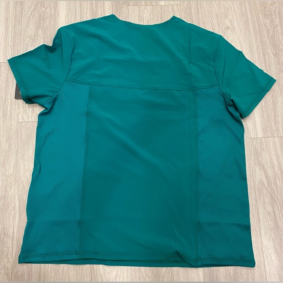 Cherokee Infinity Men's V-Neck Scrub Top CK900A HNPS Green XL Pockets Athletic - Picture 6 of 8